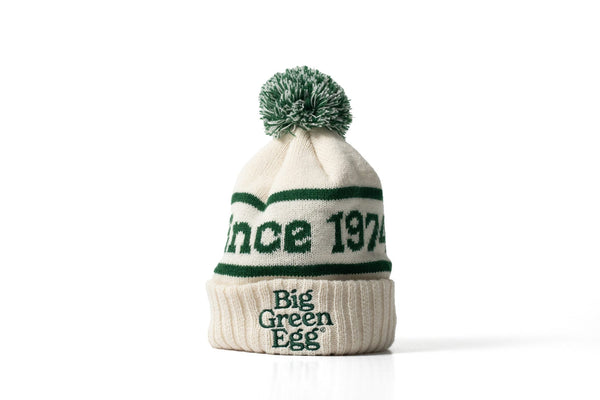 (美品) ICECREAM Big Bank Knit Cap The Cold Egg - White Beanie – Big Green Egg