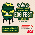 W.D. Bryant 2nd Annual Debry Day EGG FEST 2025 AT THE MINT Logo 