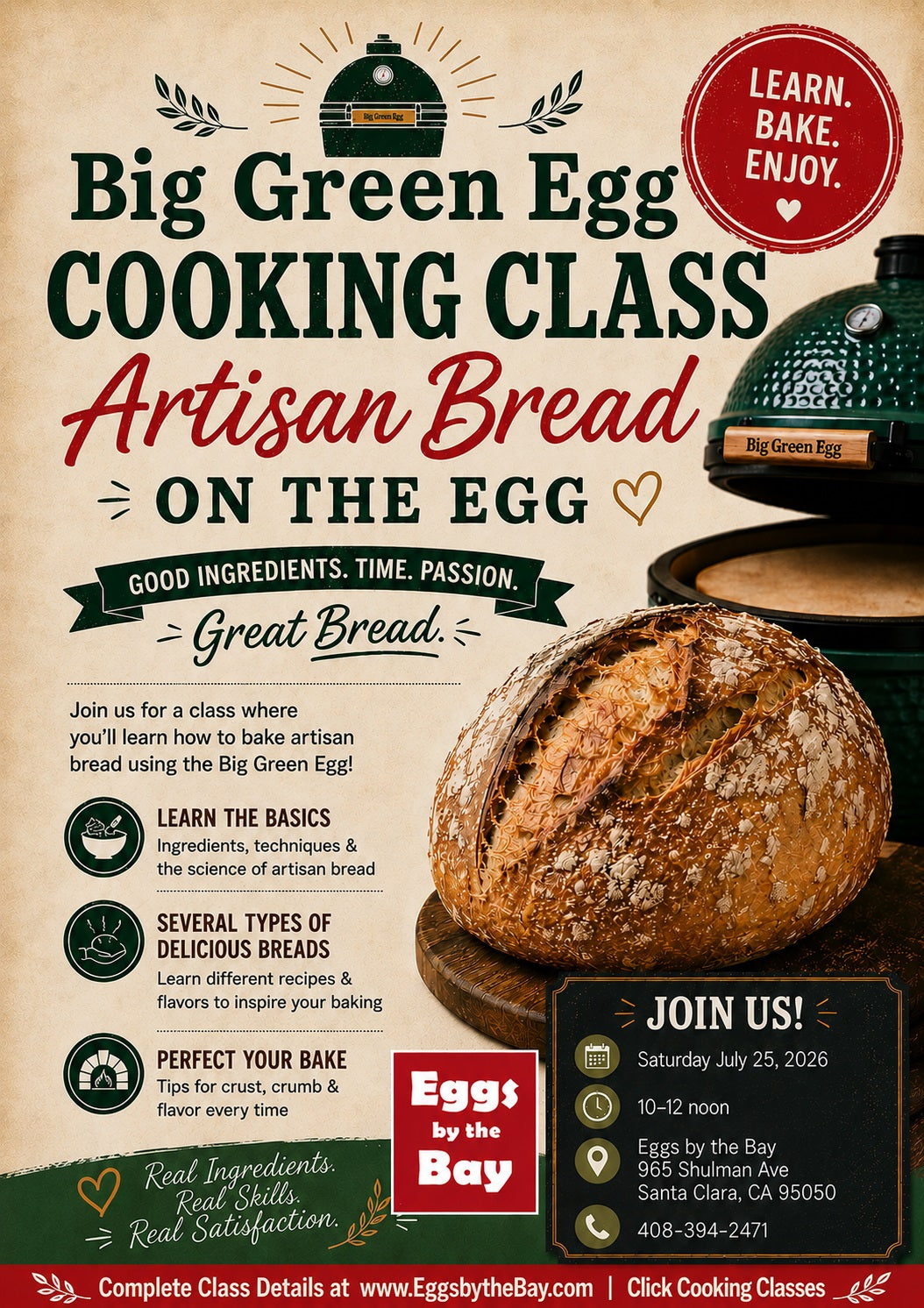 artisan bread class
