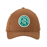 Buck Brown Embroidered Patch Baseball Hat - Grill Roast Smoke Bake