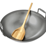 Carbon Steel Grill Wok w/ Bamboo Spatula