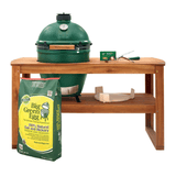 Large Big Green Egg in Acacia Table Package