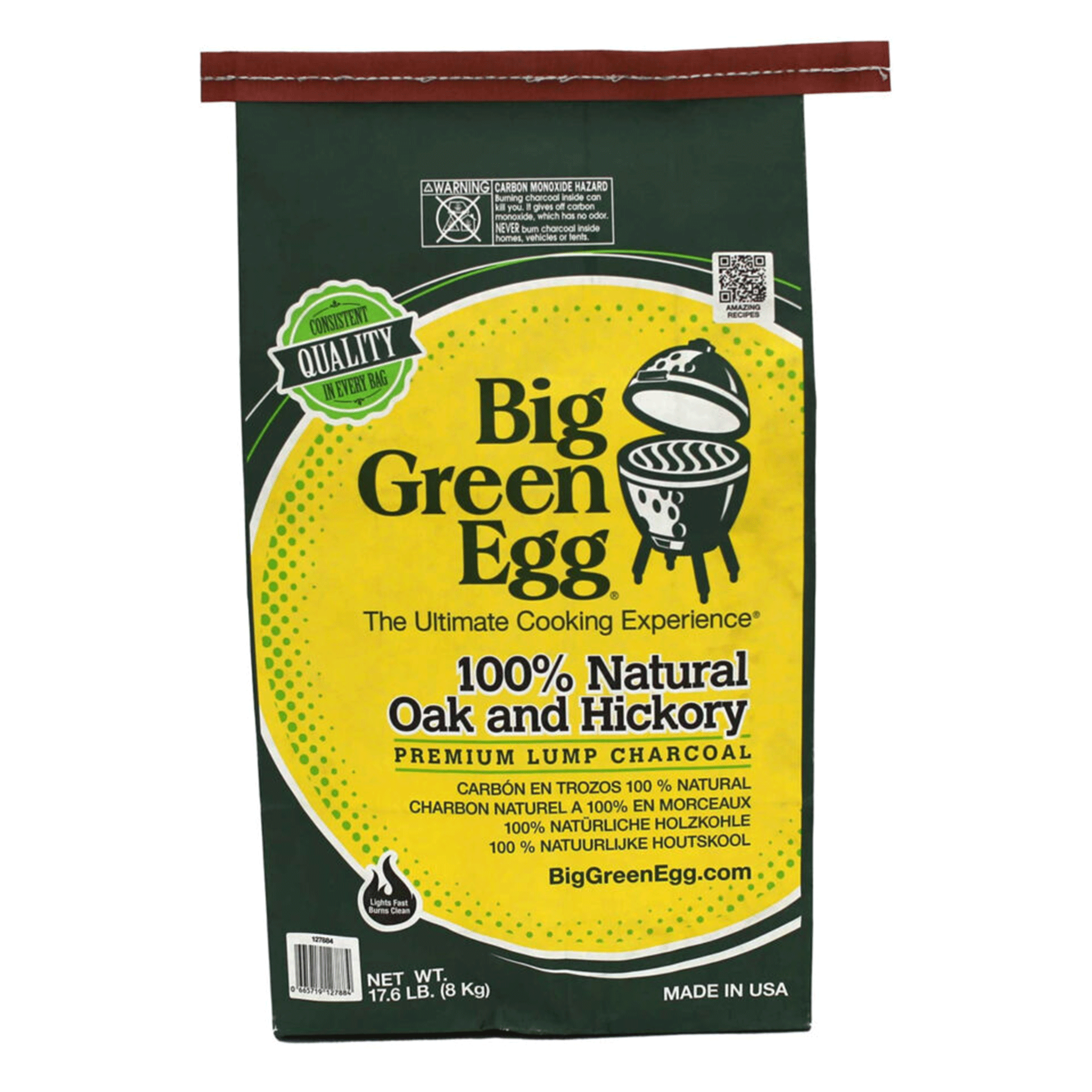 100% Natural Lump Charcoal Oak & Hickory - Buy Online – Big Green Egg