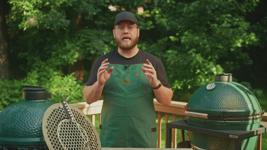 How to use the big green egg quick light kit