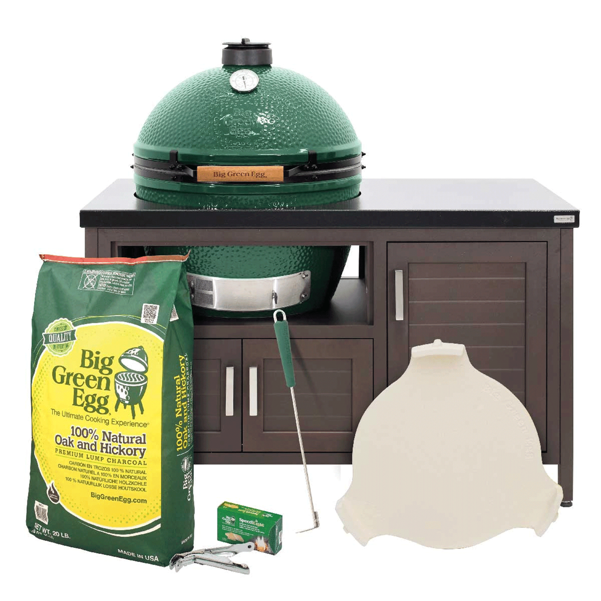 BENTL LOGIC GREEN Sサイズ XL Big Green Egg in 50.4-inch Modern Farmhouse Table Package - Buy