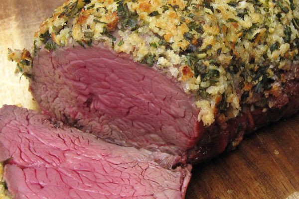 Herb-Wrapped Beef Tenderloin