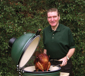 A picture of Ed Fisher the founder of Big Green Egg