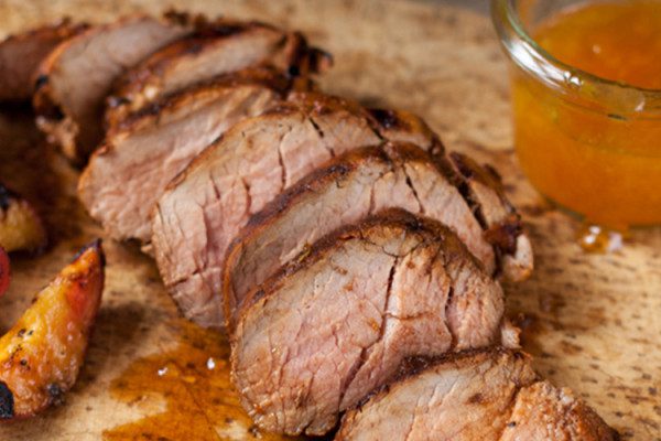 Bourbon Glazed Pork Tenderloin 