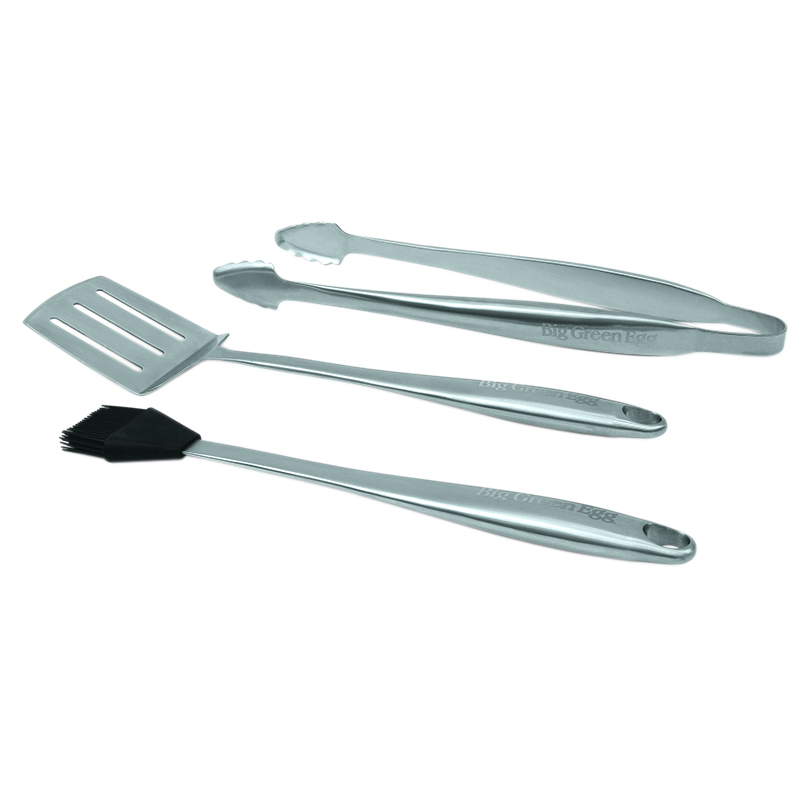Big Green Egg Stainless Tool Set, 3 piece