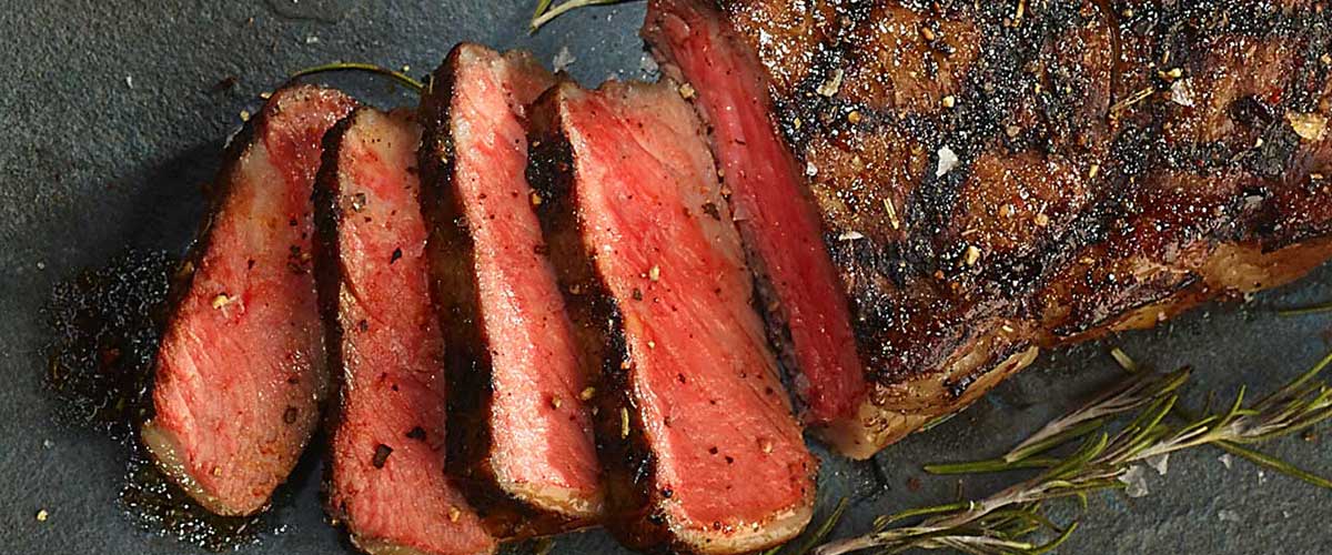 Reverse-sear steak