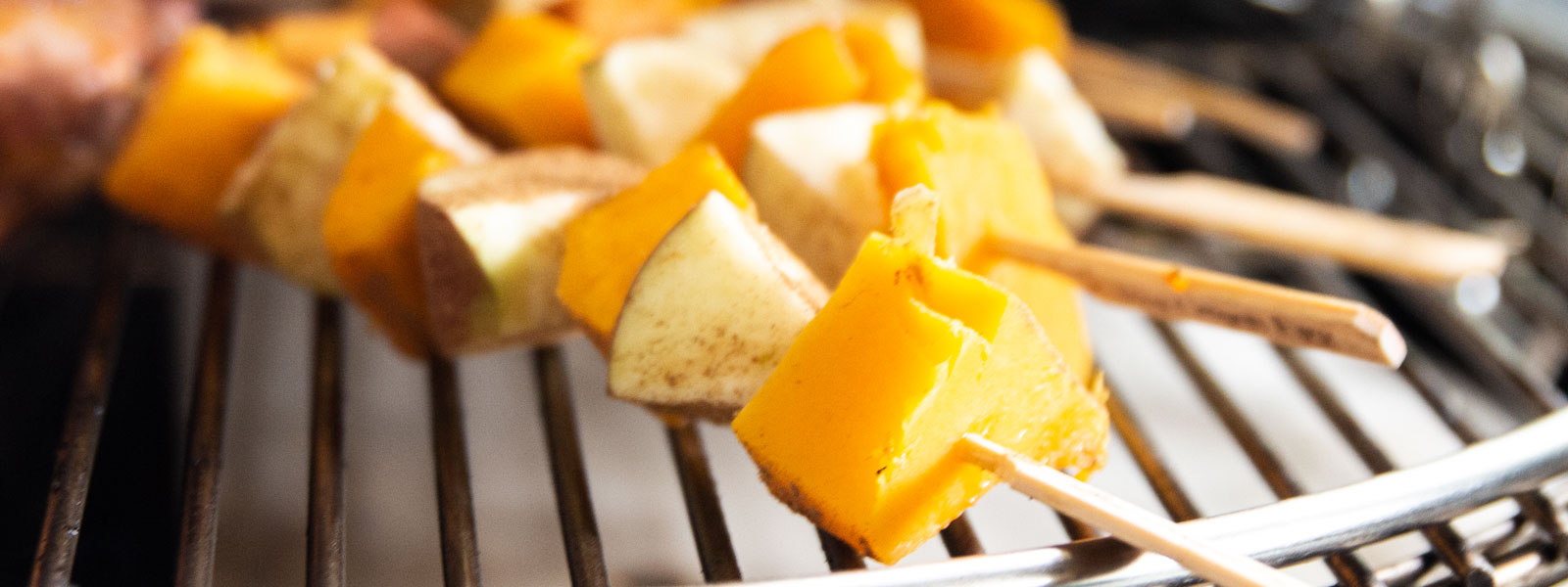 Butternut Squash and Apple Skewers