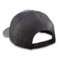 Grey Leather Patch Baseball Cap