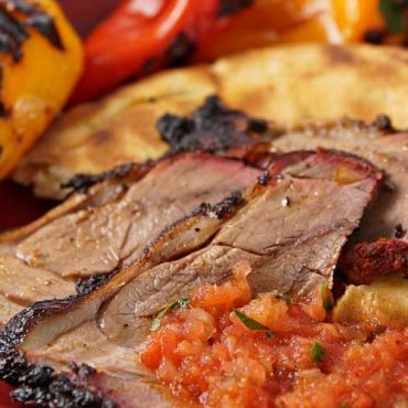 African Lamb Shoulder with Tomato Relish