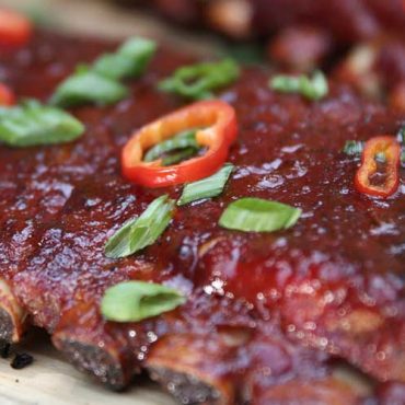 Smoked Spicy Korean Spare Ribs