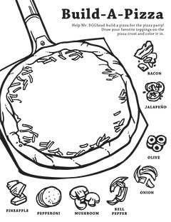 Big Green Egg Coloring Pages and Games