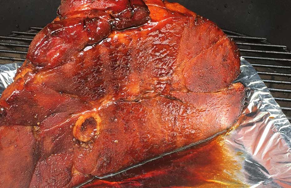 Roasted Ham with Coca Cola Mustard Glaze