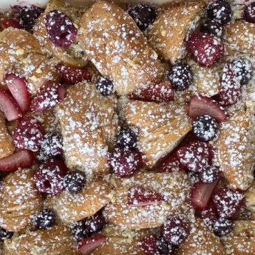 A Very Berry Croissant Breakfast Bake