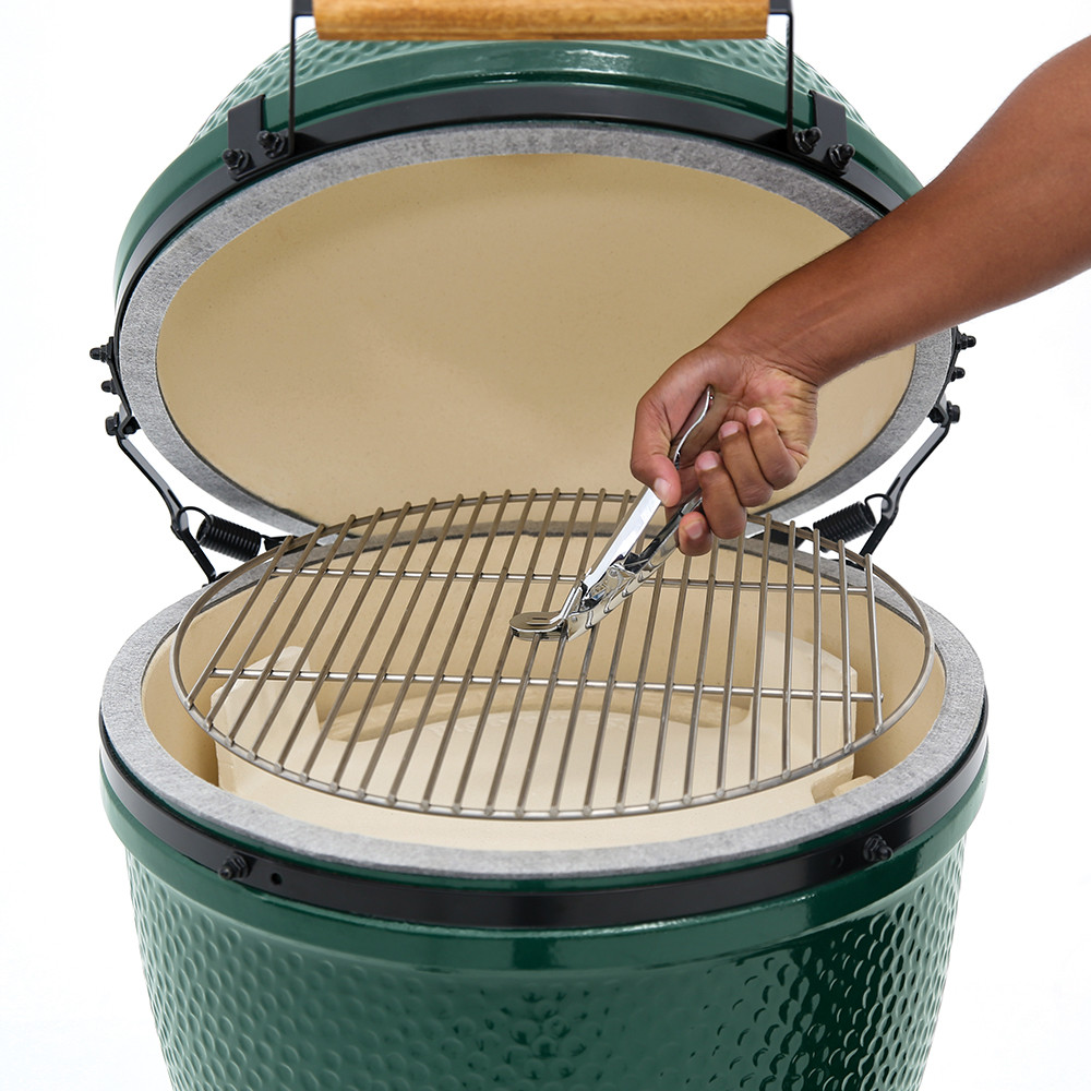 Medium Big Green Egg in an intEGGrated Nest Handler Package Big Green Egg