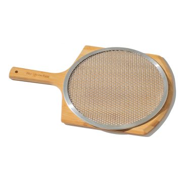 Bamboo Wood Pizza Peel and Screen