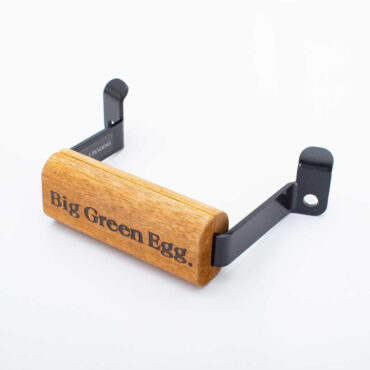 Complete handle replacement kit for a Mini EGG, includes acacia wood handle and metal bracket.