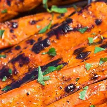 Grilled and Glazed Carrots