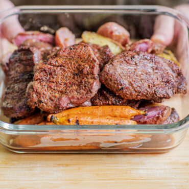 Moroccan Lamb Chops with Grilled Vegetable Couscous